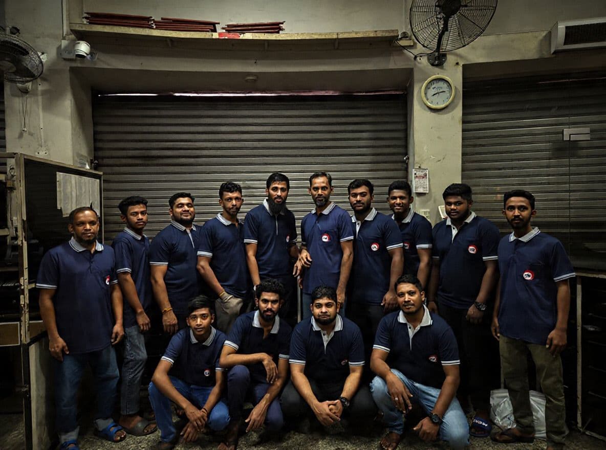 Razah Auto warehouse team